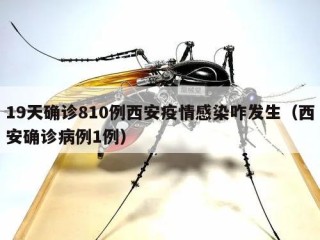 19天确诊810例西安疫情感染咋发生（西安确诊病例1例）