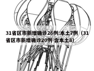 31省区市新增确诊26例:本土7例（31省区市新增确诊20例 含本土8）